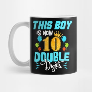 Its My 10Th Birthday Double Digits 10 Years Old Boys Mug